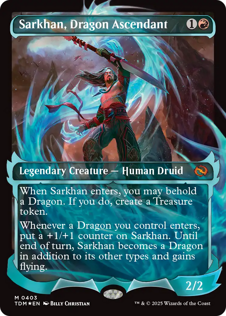 Sarkhan, Dragon Ascendant (0403) (Showcase) [Tarkir: Dragonstorm] | Galactic Gamez