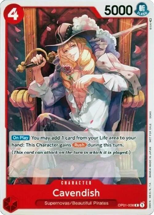 Cavendish [One Piece Demo Deck Cards] | Galactic Gamez