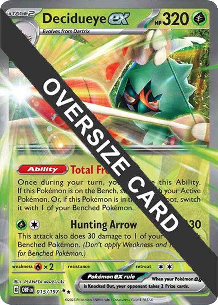 Decidueye ex (015/197) (Jumbo Card) [Miscellaneous Cards] | Galactic Gamez