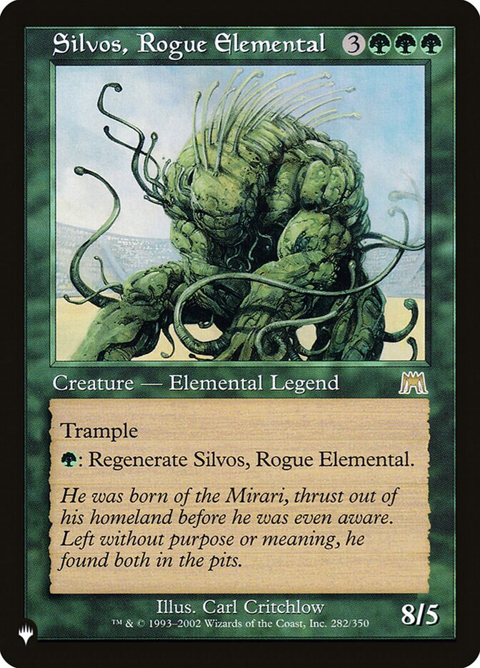 Silvos, Rogue Elemental [The List] | Galactic Gamez