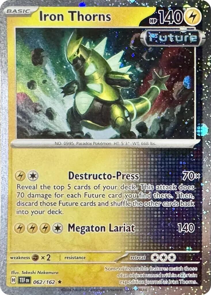 Iron Thorns (062/162) (Cosmos Holo) [Miscellaneous Cards] | Galactic Gamez