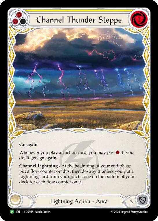 Channel Thunder Steppe (Cold Foil) [LGS365] (Promo)  Cold Foil | Galactic Gamez