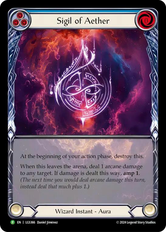 Sigil of Aether (Rainbow Foil) [LGS366] (Promo)  Rainbow Foil | Galactic Gamez