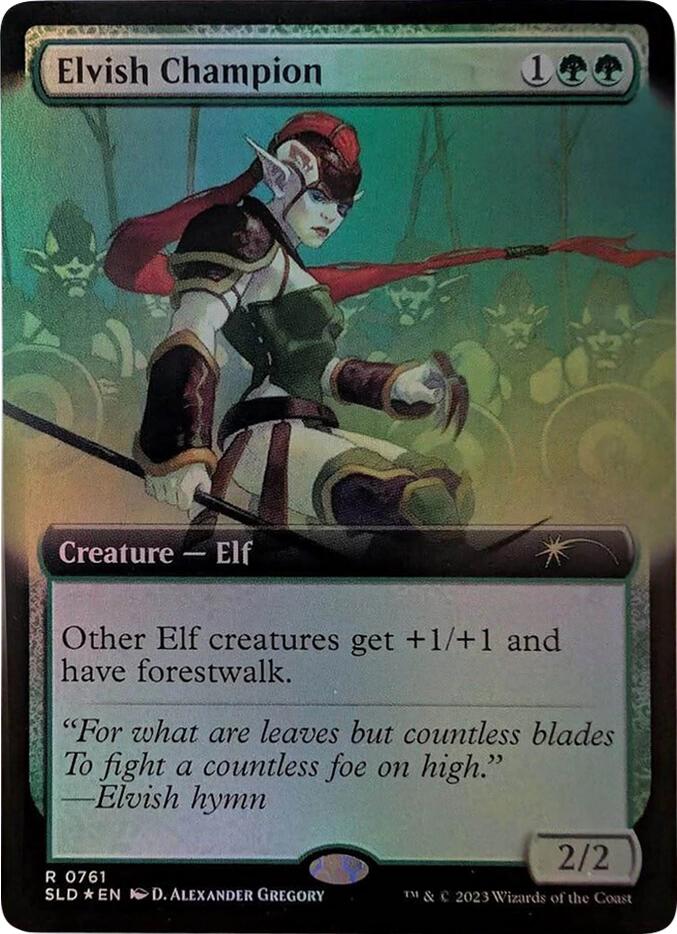 Elvish Champion (Extended Art) [Secret Lair Drop Series] | Galactic Gamez