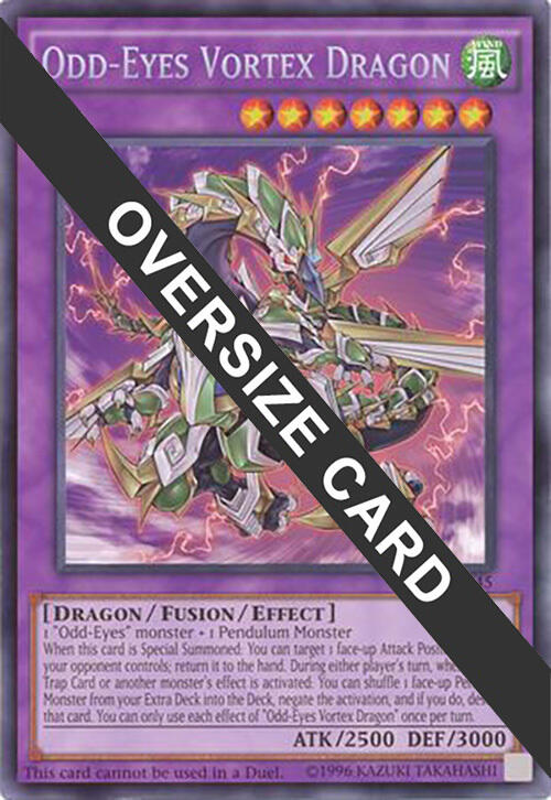 Odd-Eyes Vortex Dragon (Oversized) [DOCS-EN045] Promo | Galactic Gamez