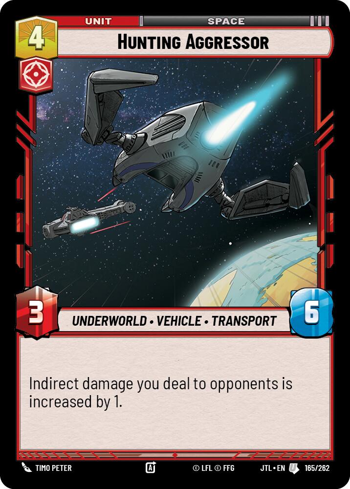 Hunting Aggressor (165/262) (165/257) [Jump to Lightspeed] | Galactic Gamez