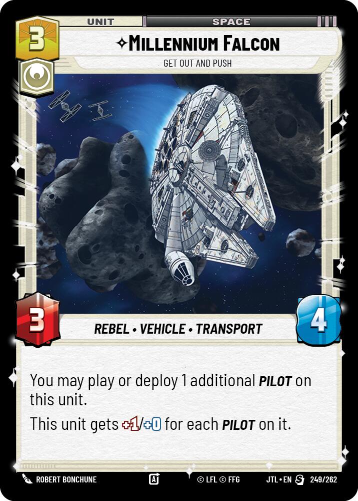 Millennium Falcon - Get Out And Push (249/262) (249/257) [Jump to Lightspeed] | Galactic Gamez