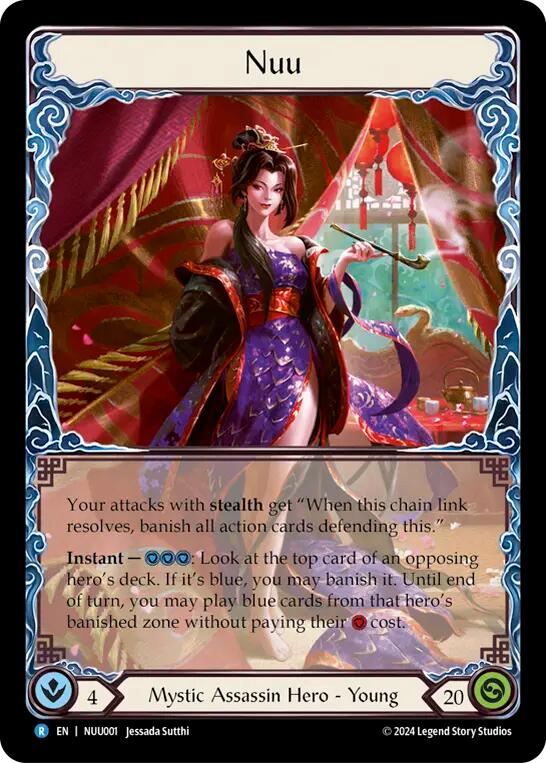 Nuu, Alluring Desire [NUU001] (Part the Mistveil Nuu Blitz Deck)  Rainbow Foil | Galactic Gamez
