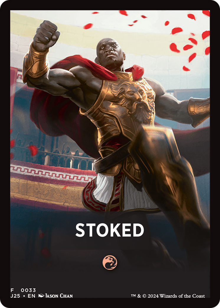 Stoked Theme Card [Foundations Jumpstart Front Cards] | Galactic Gamez