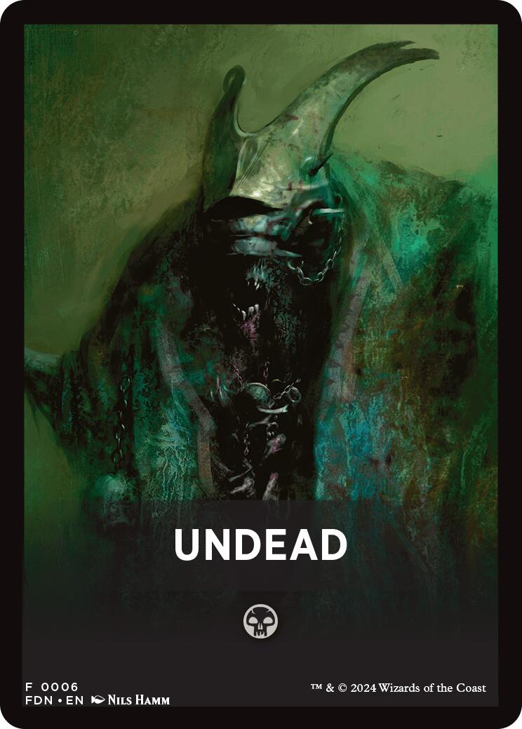 Undead Theme Card [Foundations Tokens] | Galactic Gamez
