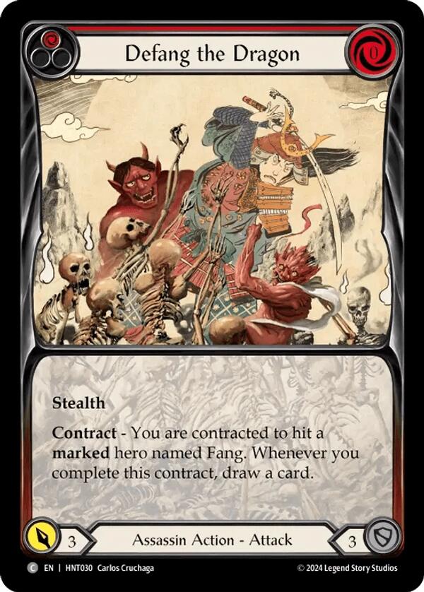Defang the Dragon [HNT030] (The Hunted)  Rainbow Foil | Galactic Gamez
