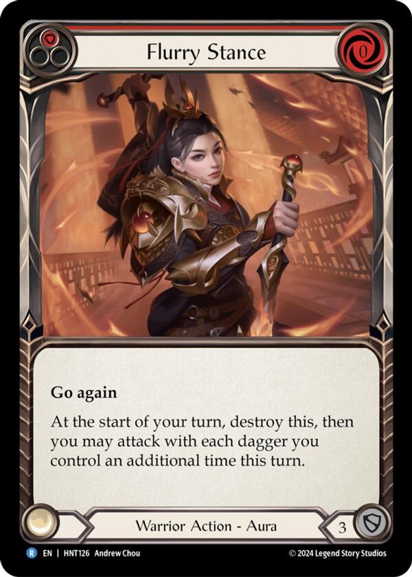 Flurry Stance [HNT126] (The Hunted)  Rainbow Foil | Galactic Gamez