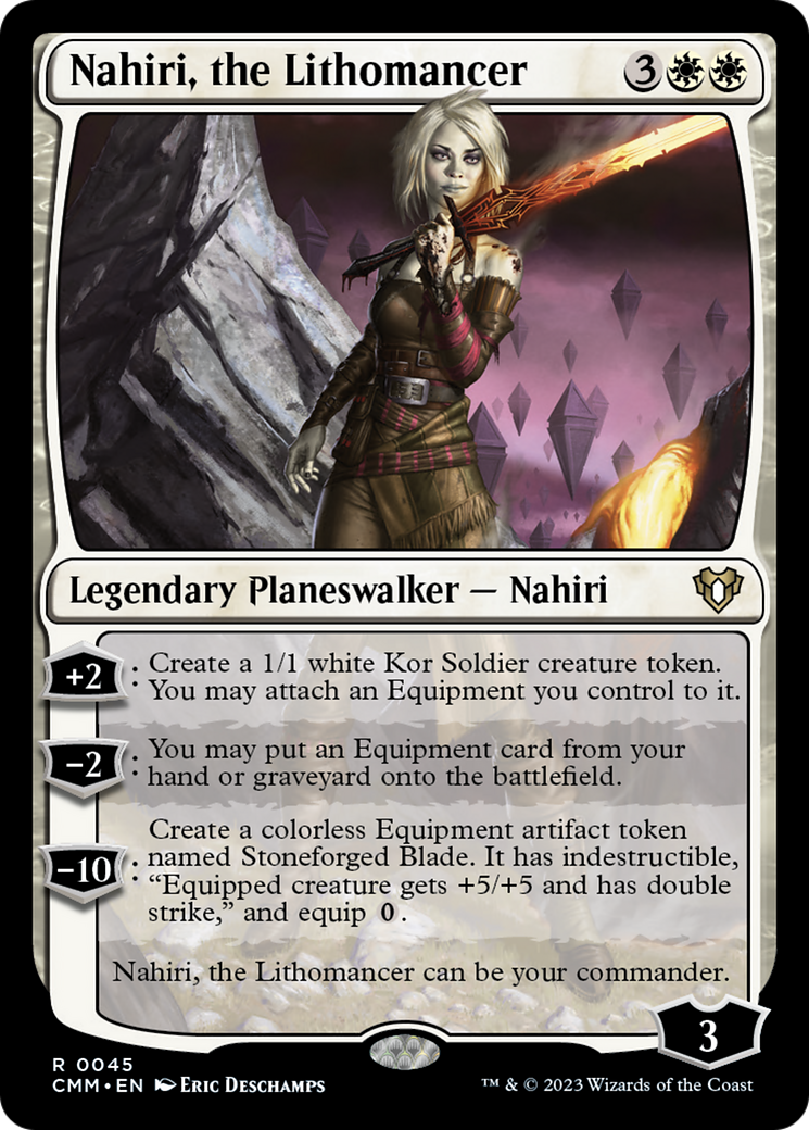 Nahiri, the Lithomancer [Commander Masters] | Galactic Gamez