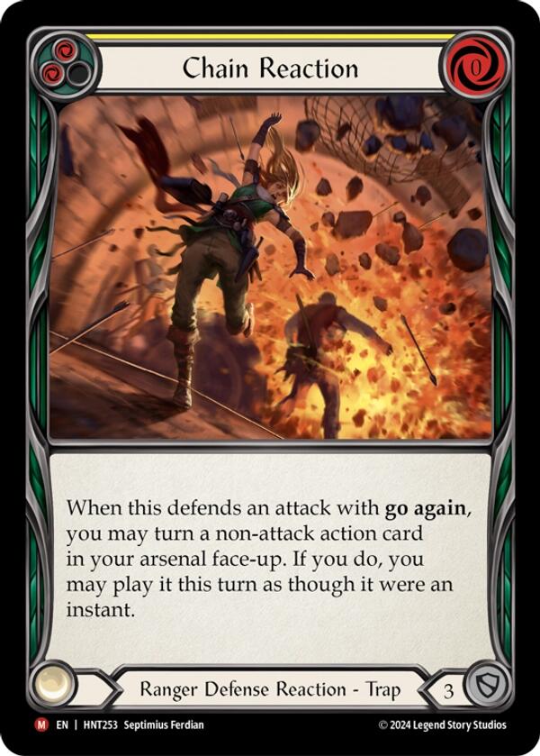 Chain Reaction [HNT253] (The Hunted)  Rainbow Foil | Galactic Gamez