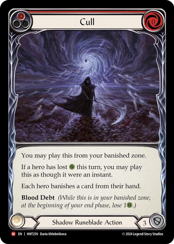 Cull [HNT259] (The Hunted)  Rainbow Foil | Galactic Gamez