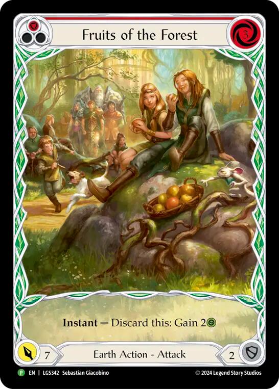 Fruits of the Forest (Red) [LGS342] (Promo)  Rainbow Foil | Galactic Gamez