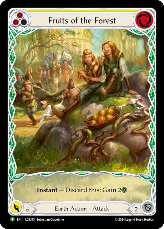 Fruits of the Forest (Yellow) [LGS343] (Promo)  Rainbow Foil | Galactic Gamez
