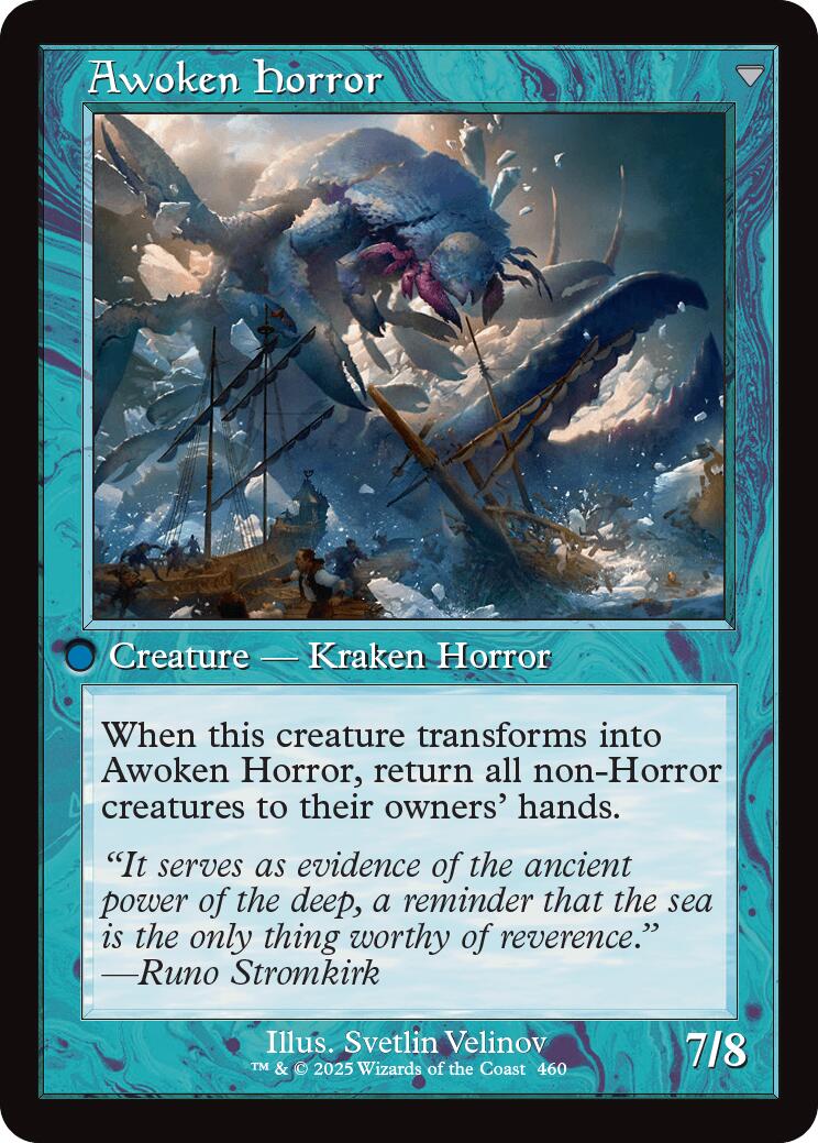 Thing in the Ice // Awoken Horror (Retro Frame) [Innistrad Remastered] | Galactic Gamez