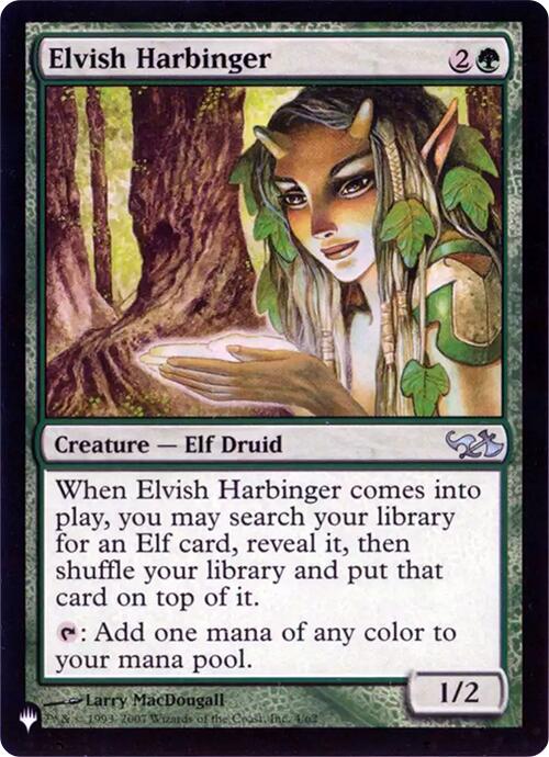 Elvish Harbinger (Retro Frame) [The List] | Galactic Gamez