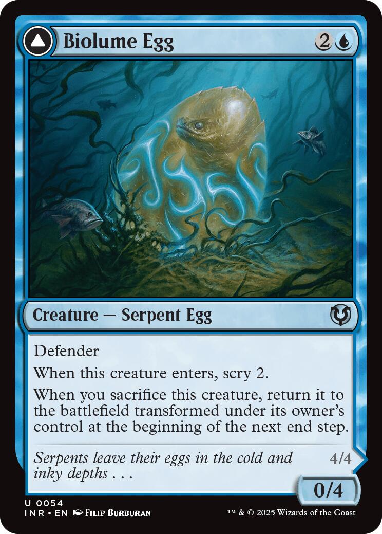 Biolume Egg // Biolume Serpent [Innistrad Remastered] | Galactic Gamez