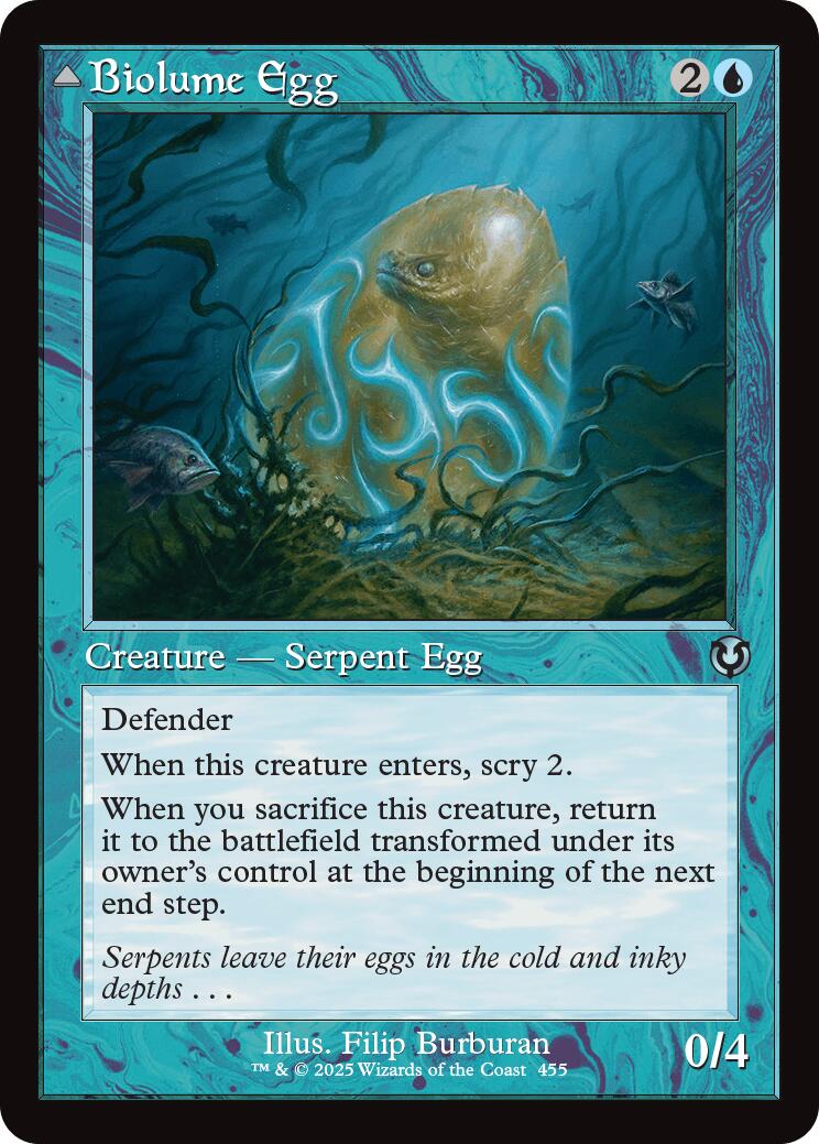 Biolume Egg // Biolume Serpent (Retro Frame) [Innistrad Remastered] | Galactic Gamez