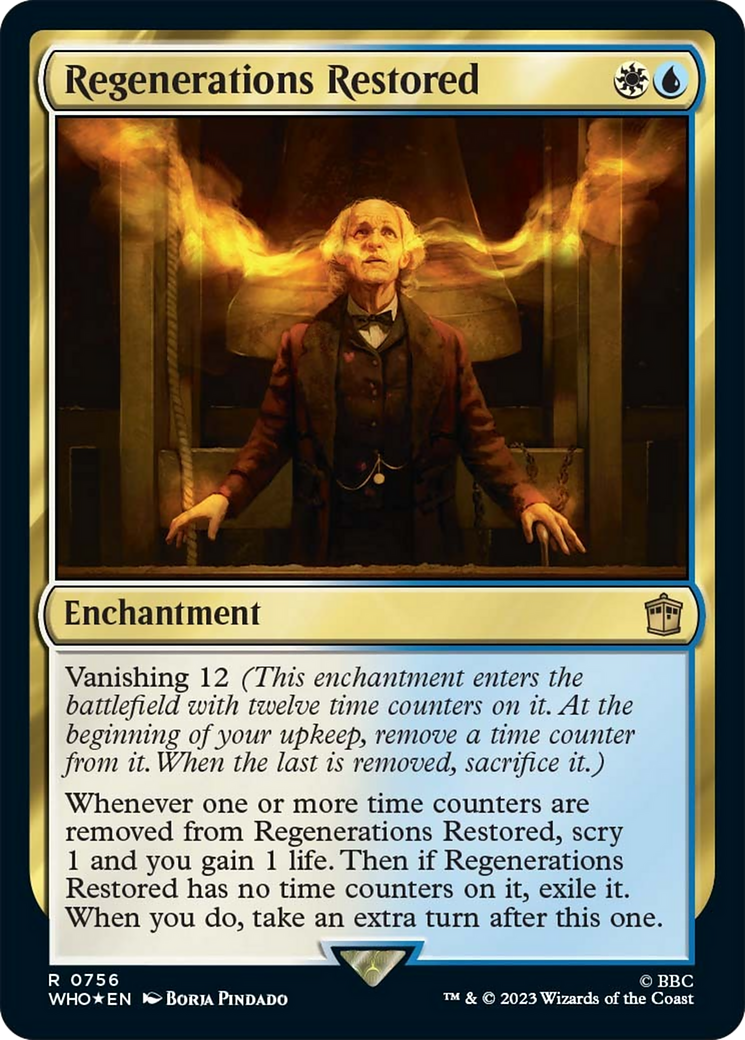 Regenerations Restored (Surge Foil) [Doctor Who] | Galactic Gamez