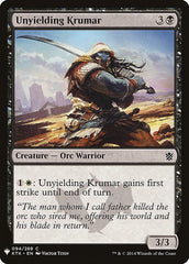 Unyielding Krumar [Mystery Booster] | Galactic Gamez