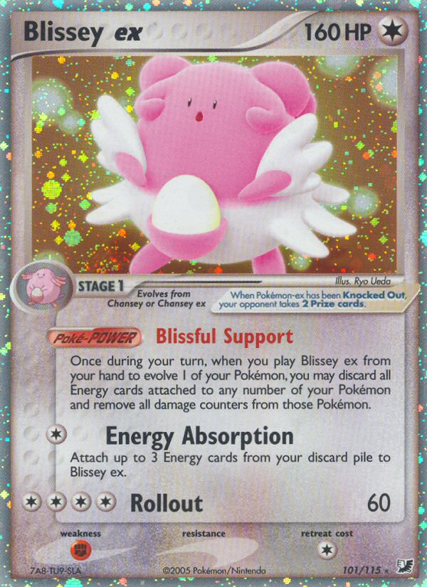 Blissey ex (101/115) [EX: Unseen Forces] | Galactic Gamez