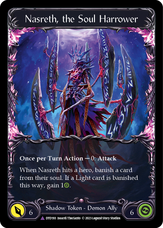 Nasreth, the Soul Harrower (Marvel) [DTD193-CF] (Dusk Till Dawn)  Cold Foil | Galactic Gamez