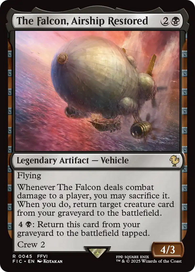 The Falcon, Airship Restored [FINAL FANTASY Commander] | Galactic Gamez
