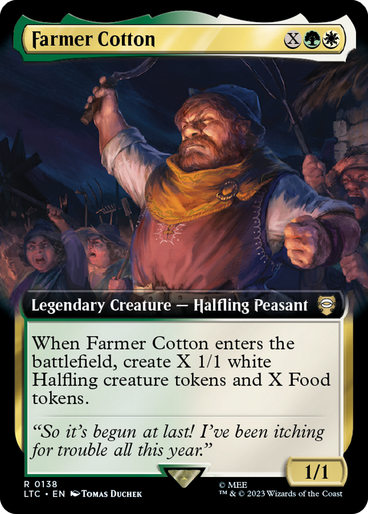 Farmer Cotton (Extended Art) [The Lord of the Rings: Tales of Middle-Earth Commander] | Galactic Gamez