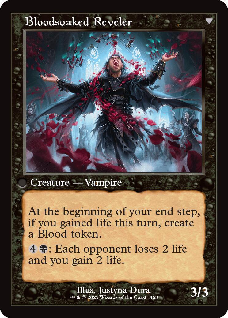 Restless Bloodseeker // Bloodsoaked Reveler (Retro Frame) [Innistrad Remastered] | Galactic Gamez