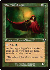 Scorned Villager // Scrounged Scythe (Retro Frame) [Innistrad Remastered] | Galactic Gamez