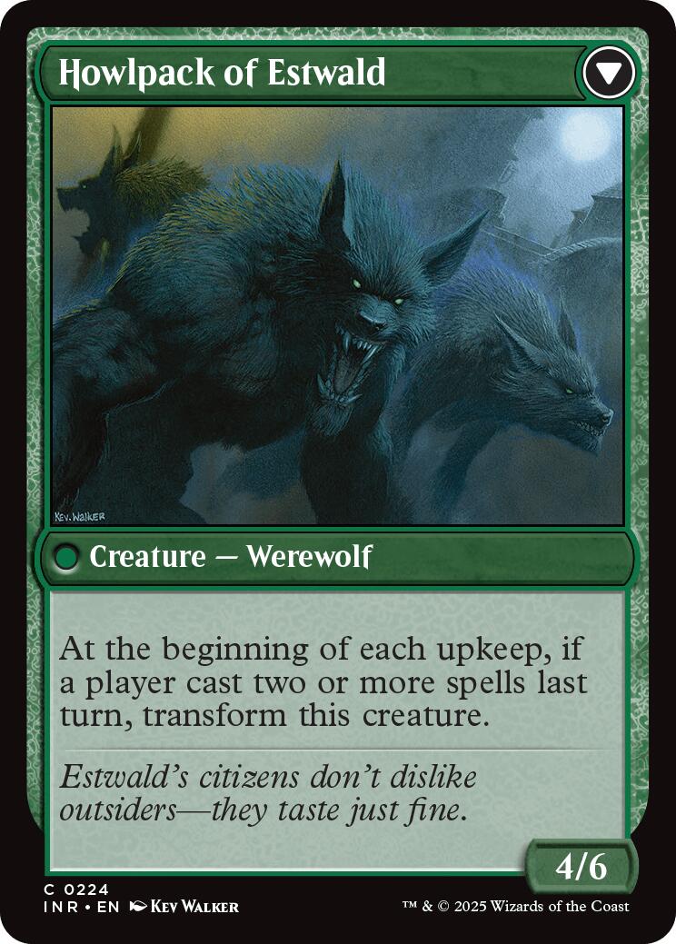 Villagers of Estwald // Howlpack of Estwald [Innistrad Remastered] | Galactic Gamez