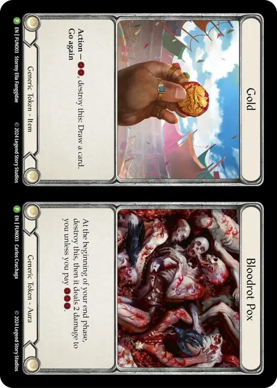 Cracker Bauble // Gold and Bloodrot Pox [LGS360-FUN003] (Promo) | Galactic Gamez