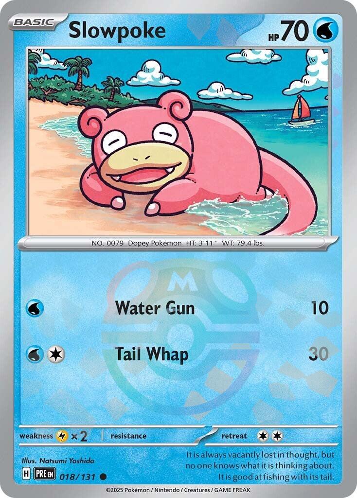 Slowpoke (018/131) (Master Ball Pattern) [Scarlet & Violet: Prismatic Evolutions] | Galactic Gamez