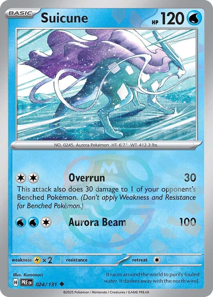 Suicune (024/131) (Master Ball Pattern) [Scarlet & Violet: Prismatic Evolutions] | Galactic Gamez