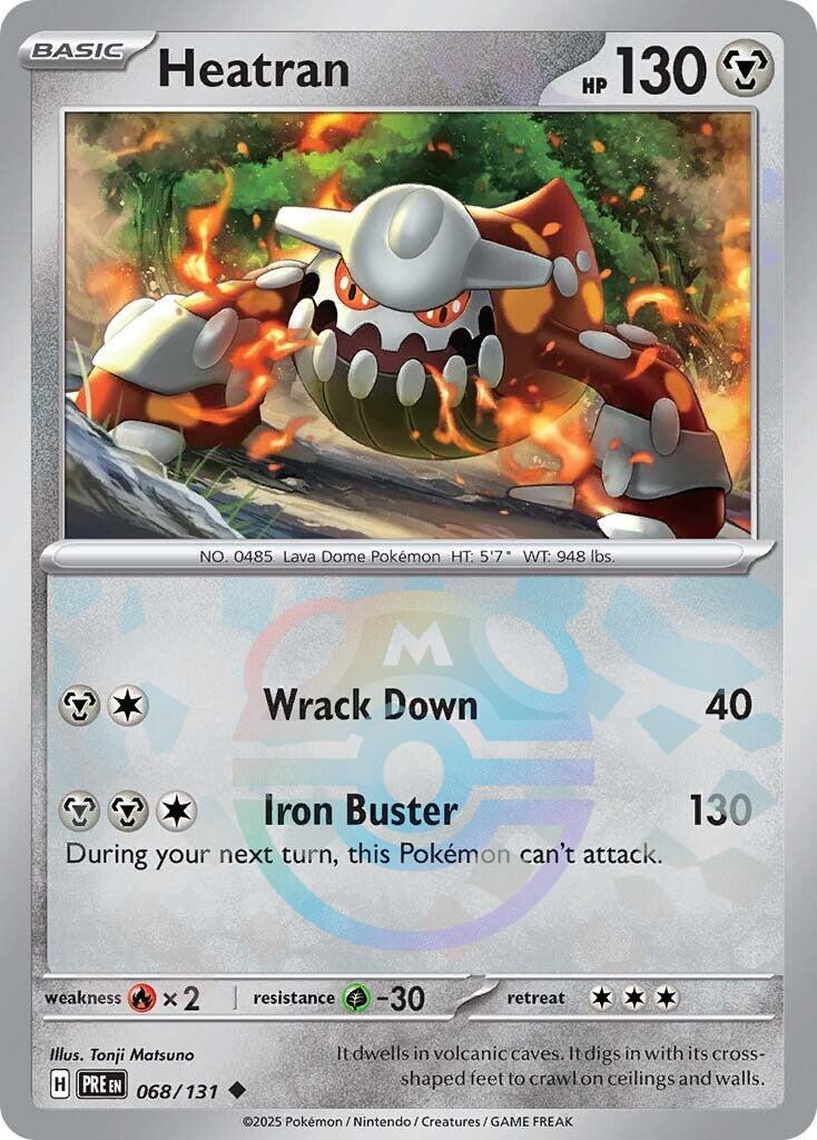 Heatran (068/131) (Master Ball Pattern) [Scarlet & Violet: Prismatic Evolutions] | Galactic Gamez