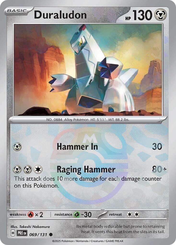 Duraludon (069/131) (Master Ball Pattern) [Scarlet & Violet: Prismatic Evolutions] | Galactic Gamez
