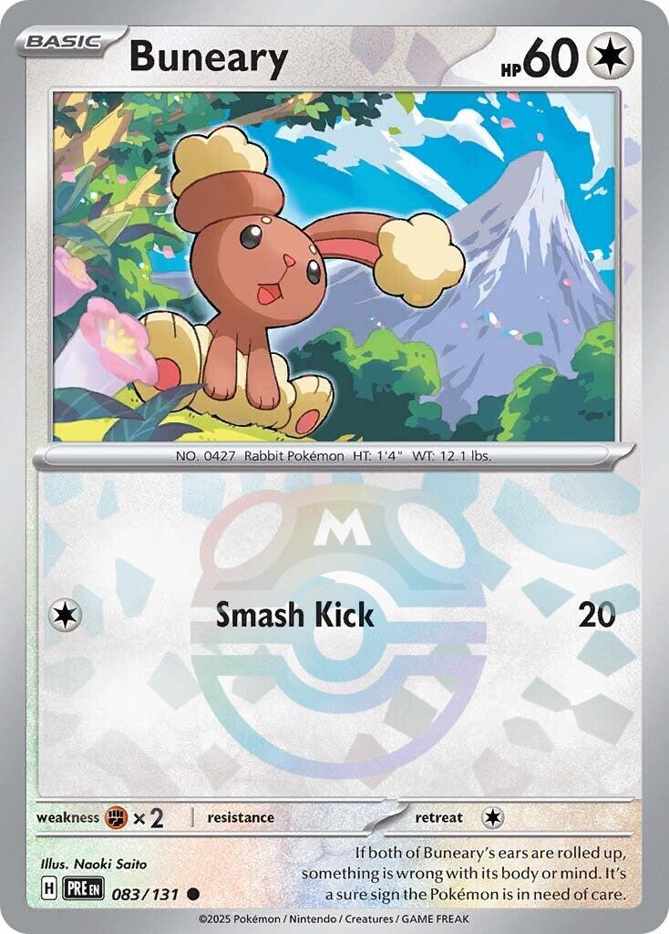 Buneary (083/131) (Master Ball Pattern) [Scarlet & Violet: Prismatic Evolutions] | Galactic Gamez