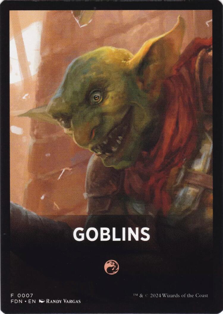 Goblins Theme Card [Foundations Tokens] | Galactic Gamez