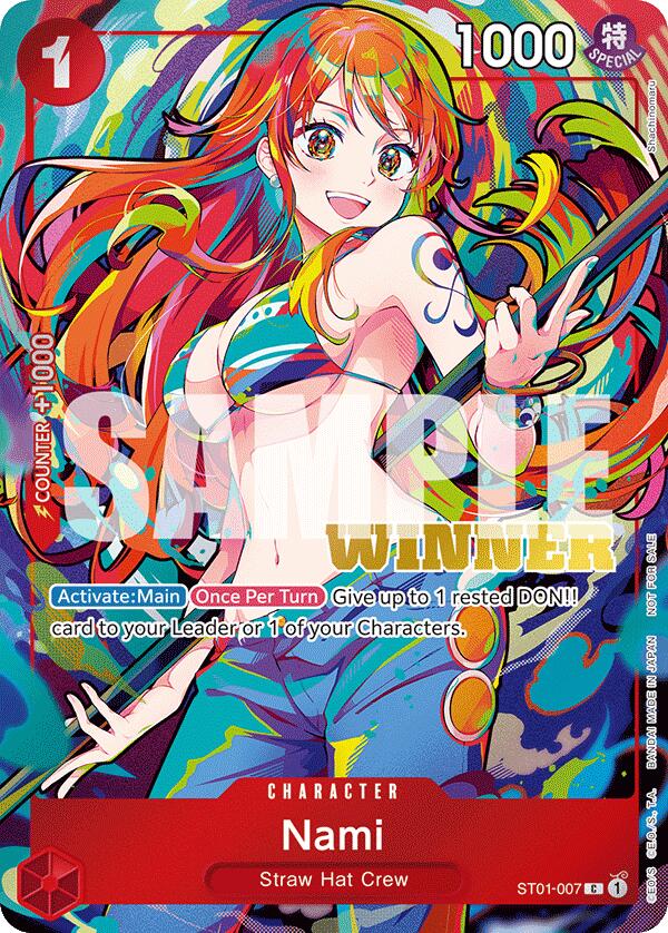 Nami (2025 New Year Event) [Winner] [One Piece Promotion Cards] | Galactic Gamez