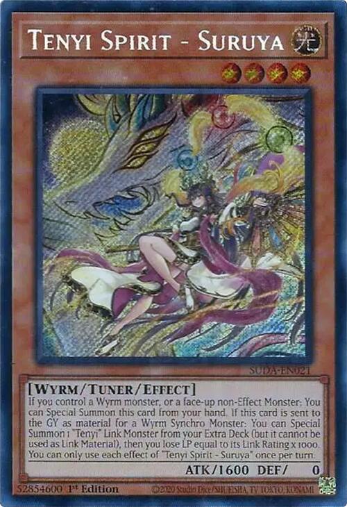 Tenyi Spirit - Suruya [SUDA-EN021] Secret Rare | Galactic Gamez