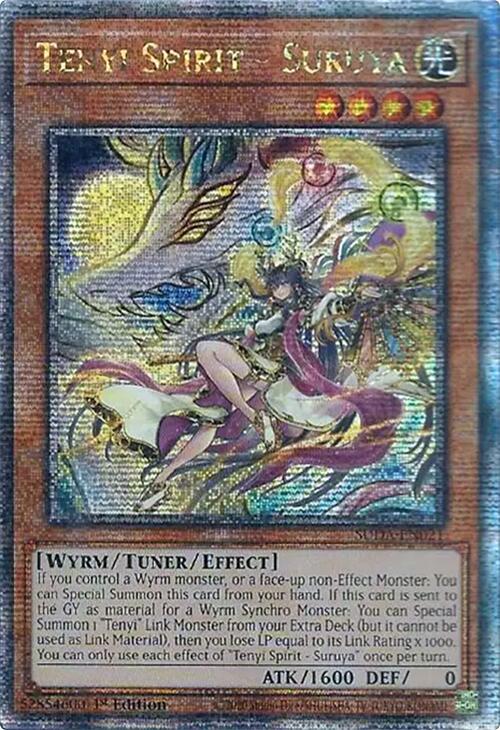 Tenyi Spirit - Suruya (Quarter Century Secret Rare) [SUDA-EN021] Quarter Century Secret Rare | Galactic Gamez