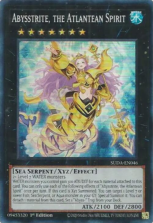 Abysstrite, the Atlantean Spirit [SUDA-EN046] Super Rare | Galactic Gamez