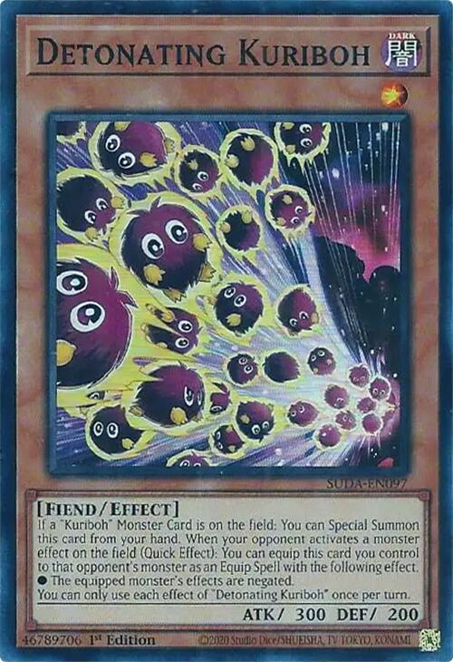 Detonating Kuriboh [SUDA-EN097] Super Rare | Galactic Gamez