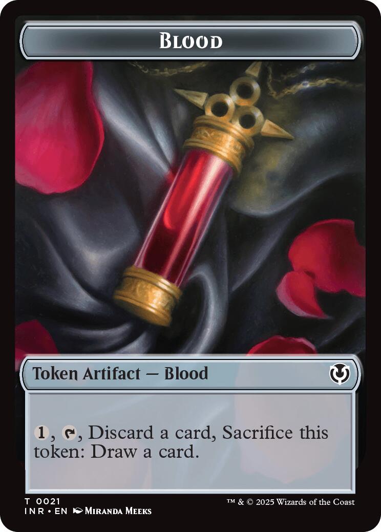 Blood // Clue Double-Sided Token [Innistrad Remastered Tokens] | Galactic Gamez