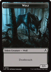 Wolf (0009) // Wolf (0018) Double-Sided Token [Innistrad Remastered Tokens] | Galactic Gamez