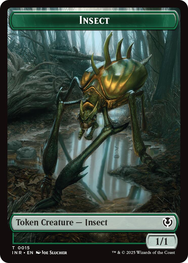 Insect // Spider Double-Sided Token [Innistrad Remastered Tokens] | Galactic Gamez