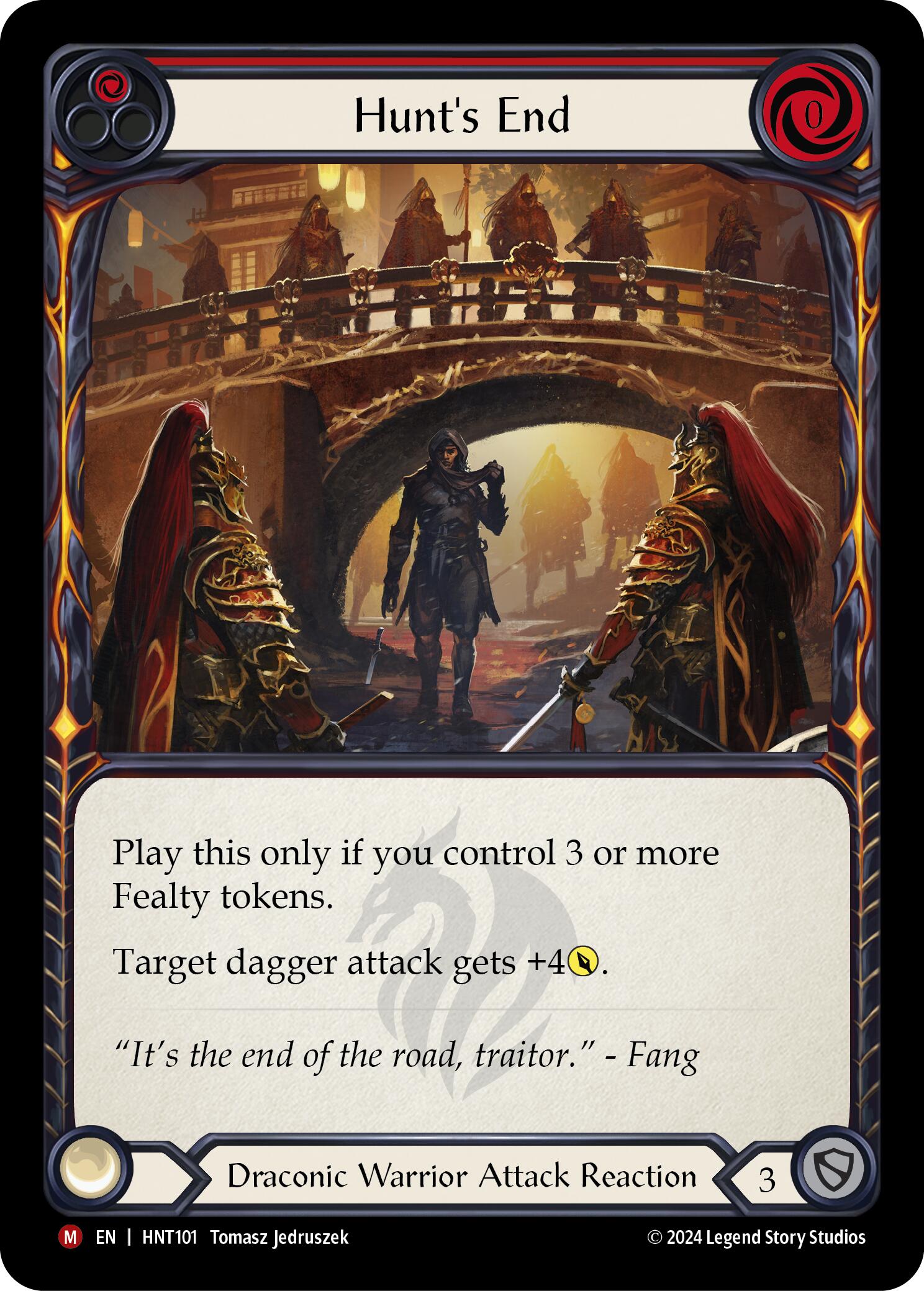 Hunt's End [HNT101] (The Hunted)  Rainbow Foil | Galactic Gamez
